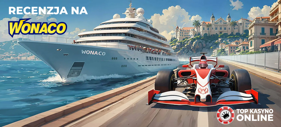 baner z motywem Casino Wonaco