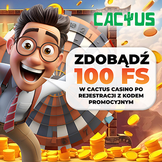 Oferta 100 darmowych spinów od Casino Cactus