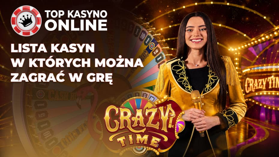 zapoznaj się z listą z Crazy Time Casino Online
